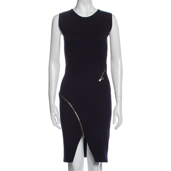 Stella McCartney Wool Dress With Zippers Small - Picture 1 of 4